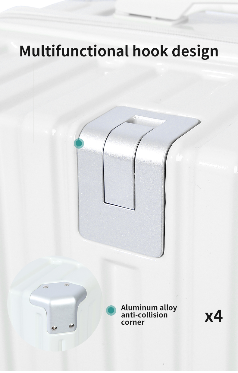 1682-20/22/24/26/28 inch ABS hardshell Ligtweight Carry on suitcase USB Charging interface and cup holder luggage,Family travel suitcase