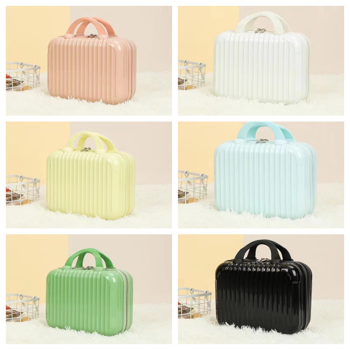 805 14 inch Mini Travel Suitcase Cosmetic Box  Combination lock suitcase