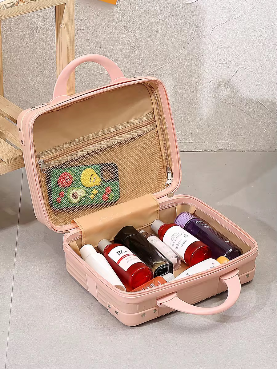 805 14 inch Mini Travel Suitcase Cosmetic Box  Combination lock suitcase