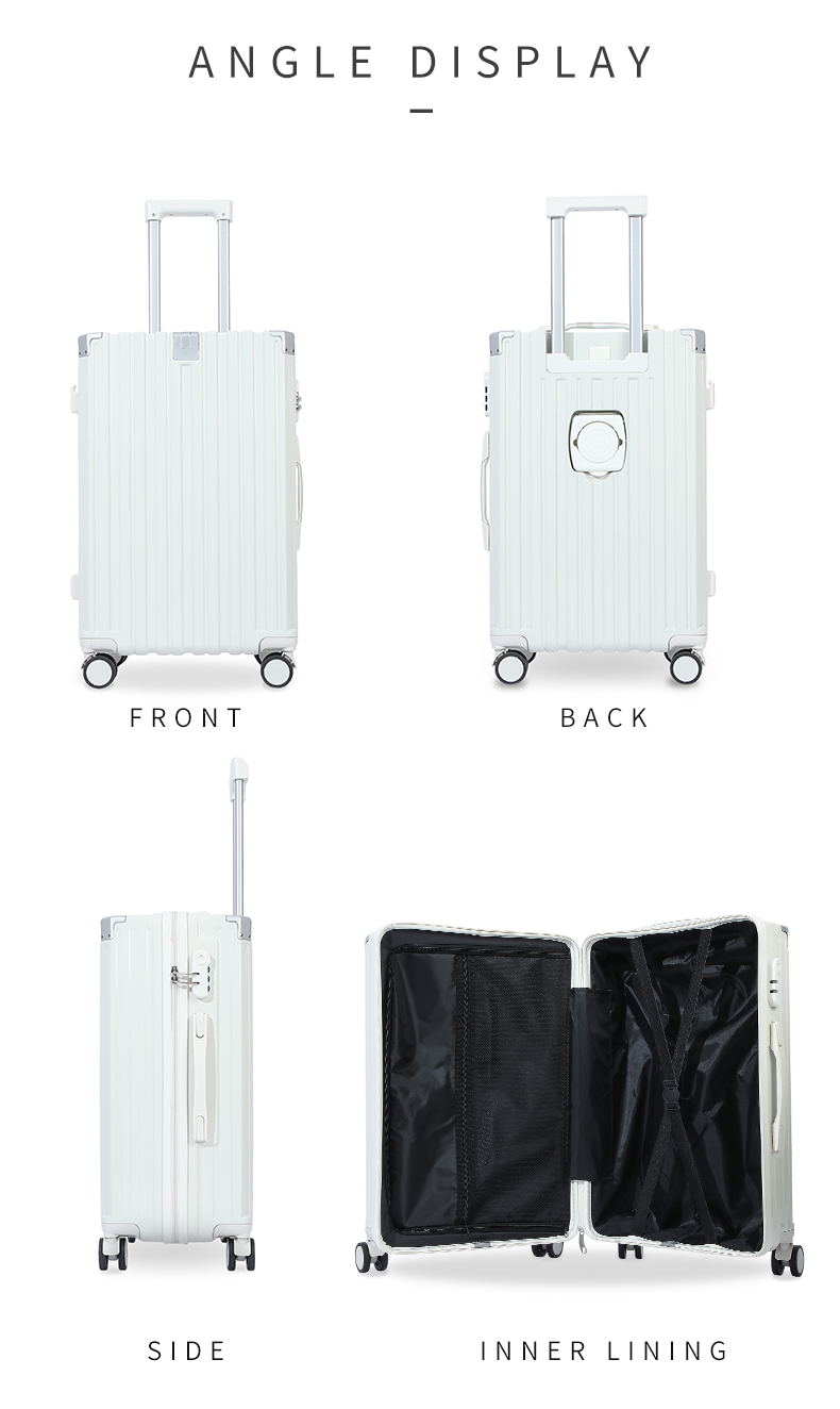 3 Pcs set travel Luggage with corner protectors,20/24/28-inch,Durable Hard Shell,360 Spinner Wheels,Multifunctional Large Capacity,Lightweight carry on luggage,Business trips,leisure travel