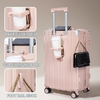 New cup holder Mute universal wheel password box for travel luggage, durable and large capacity luggage for both male and female students Bags