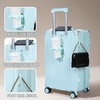 New cup holder Mute universal wheel password box for travel luggage, durable and large capacity luggage for both male and female students Bags