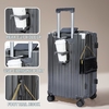 New cup holder Mute universal wheel password box for travel luggage, durable and large capacity luggage for both male and female students Bags