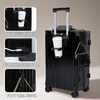 New cup holder Mute universal wheel password box for travel luggage, durable and large capacity luggage for both male and female students Bags