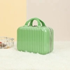 Bagasi Kasus Kosmetik Perempuan Set 2 Kepala 14+20/24/28 inci boleh dipadangkan, Warna Candy Kecil Baru Suitcase Lelaki 4 Roda 360° Kepala Kulit Terkod Travel luggage