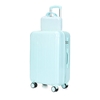 Bagasi Kasus Kosmetik Perempuan Set 2 Kepala 14+20/24/28 inci boleh dipadangkan, Warna Candy Kecil Baru Suitcase Lelaki 4 Roda 360° Kepala Kulit Terkod Travel luggage