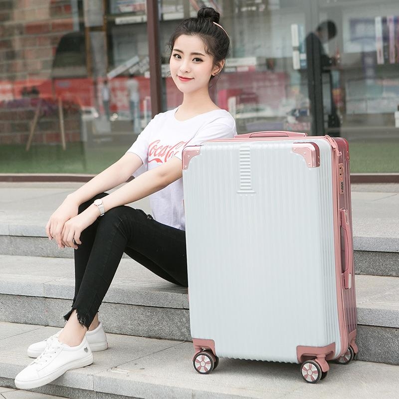902 High-end Right-Angle Retro Aluminum Alloy Frame travel  luggage