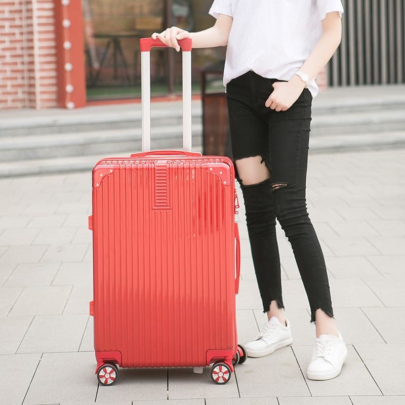 Luggage box, female trolley box, 20 inch password box, universal wheel boarding box,  boys and girls luggage boarding box Bags   Travel