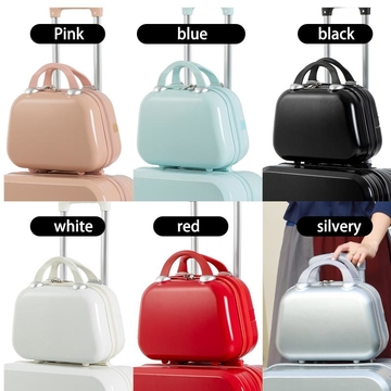 14 &quot;suitcase Makeup box bag Small suitcase lightweight mini travel box storage box Bags Shark