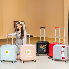 Mini luggage, lightweight and small boarding suitcase, women's password travel suitcase, small men's 18 inch small and fresh