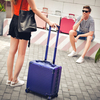 2025 New Bag Fashion Leather Boarding Case 18 inch Business Aluminum Frame Universal Wheel Luggage TSA Password Lock Diamond Edition Available in Multiple Colors (Pressure resistant, Wear resistant, Environmentally friendly Material)