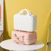 2025 Spring New Home Storage Makeup Bag ABS+PC Material Waterproof Multi functional Multi color Optional Luxury Bag Corner/Matte Style