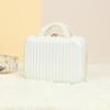 2025 Spring New Home Storage Makeup Bag ABS+PC Material Waterproof Multi functional Multi color Optional Luxury Bag Corner/Matte Style