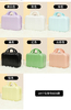 2025 Spring New Home Storage Makeup Bag ABS+PC Material Waterproof Multi functional Multi color Optional Luxury Bag Corner/Matte Style
