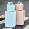 Two-piece set, 14+20/24 inch Korean style sweet and simple combination lock suitcase Two-piece set, 14+20/24 inch Korean style sweet and simple combination lock suitcase